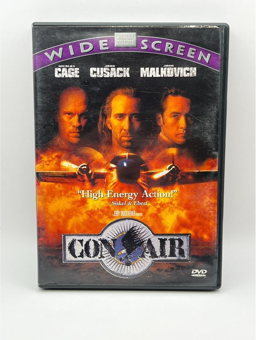 Con Air DVD Widescreen Nicolas Cage 1990s Action Simon West